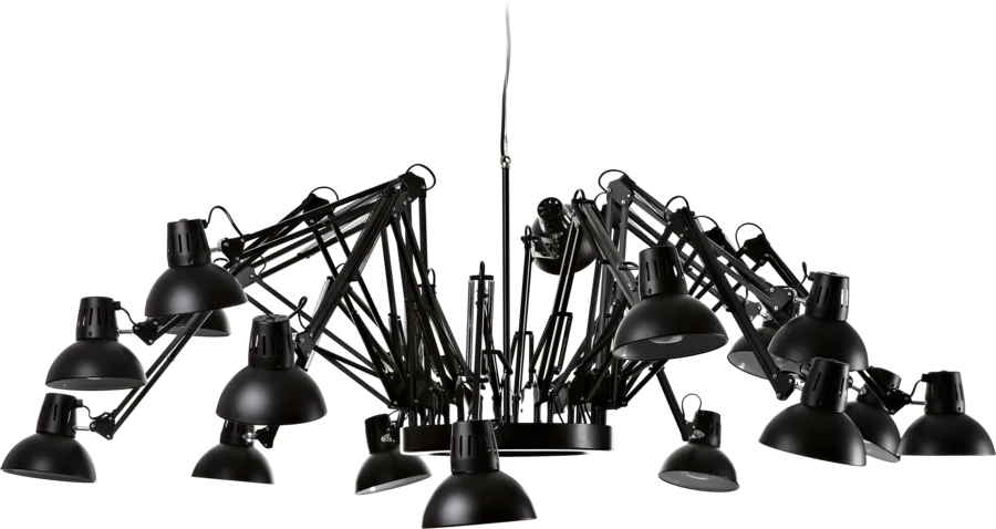 Dear Ingo suspension light black dynamic shape 1 front side